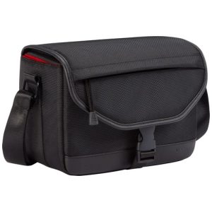 Foto principale Borsa da Spalla per Fotocamere Canon (25x13x16cm) Nero/Rosso