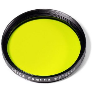 Foto principale Filtro Giallo Leica E39 Black