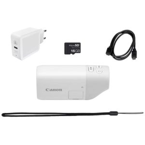 Foto principale Kit Essential Fotocamera Compatta Canon PowerShot Zoom + Case White (4838C025) – Prodotto in Italiano