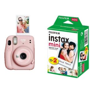 Foto principale Kit Fotocamera Istantanea Fujifilm Instax Mini 11 + Pellicole Blush Pink (16654956)