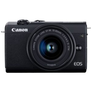 Foto principale Kit Fotocamera Mirrorless Canon EOS M200 + Obiettivo 15-45mm IS STM Black – Prodotto in Italiano
