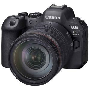 Foto principale Kit Fotocamera Mirrorless Canon EOS R6 Mark II + Obiettivo RF 24-105mm F/4 L IS USM – Prodotto in Italiano