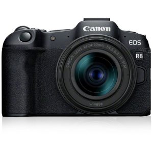 Foto principale Kit Fotocamera Mirrorless Canon EOS R8 + Obiettivo RF 24-50mm F/4.5-6.3 IS STM (5803C013AA) – Prodotto in Italiano