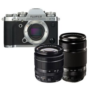 Foto principale Kit Fotocamera Mirrorless Fujifilm X-T3 WW + Obiettivo XF 18-55mm F/2.8-4 + Obiettivo XF 55-200mm F/3.5-4.8