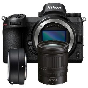 Foto principale Kit Fotocamera Mirrorless Nikon Z7 + Obiettivo Nikkor 24-70mm F4.0 + Adattatore FTZ – Prodotto in Italiano