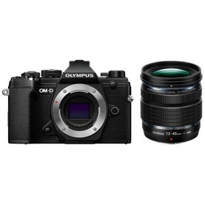 Foto principale Kit Fotocamera Mirrorless Olympus E-M5 Mark III Nero + Obiettivo 12-45mm F/4