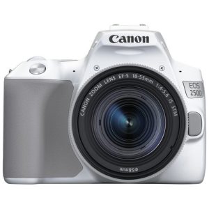 Foto principale Kit Fotocamera Reflex Canon 250D White + Obiettivo 18-55mm STM – Prodotto in Italiano