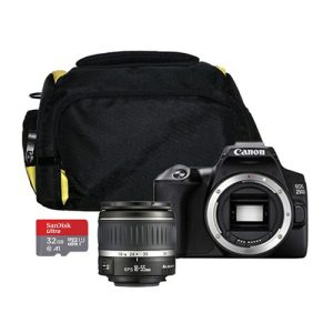Foto principale Kit Fotocamera Reflex Canon EOS 250D + Obiettivo 18-55mm DC III + Borsa + Memory Card da 32GB – Prodotto in Italiano