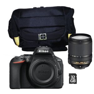 Foto principale Kit Fotocamera Reflex Nikon D5600 + Obiettivo AF-S 18-140mm + Borsa + Memoria da 32GB – Prodotto in Italiano