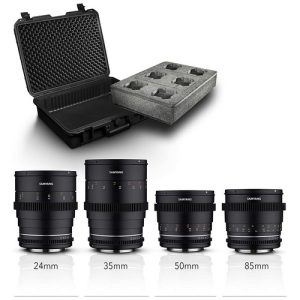 Foto principale Kit Obiettivi Mirrorless Samyang MF 24/35/50/85mm MK2 VDSLR per Kit Sony E (23032)