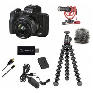 Foto principale Kit Streaming Fotocamera Mirrorless Canon EOS M50 Mark II – Prodotto in Italiano