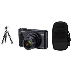 Foto principale Kit Travel Fotocamera Compatta Canon PowerShot SX740 HS Black – Prodotto in Italiano