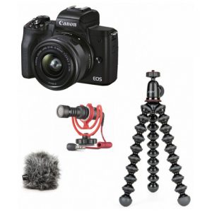 Foto principale Kit Vlogger Fotocamera Mirrorless Canon EOS M50 Mark II – Prodotto in Italiano