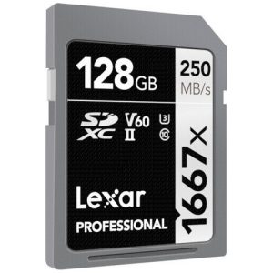 Foto principale Lexar SDXC Professional UHS-II 1667x 128GB V60
