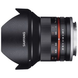 Foto principale Obiettivo Mirrorless Samyang 12mm F/2 NCS CS per Canon M Black