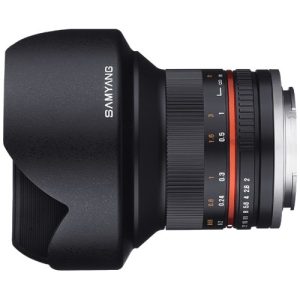 Foto principale Obiettivo Mirrorless Samyang 12mm F/2 NCS CS per Fuji X Black