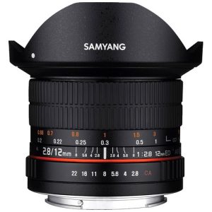Foto principale Obiettivo Mirrorless Samyang 12mm F2.8 ED AS NCS Fisheye per Sony FE (F1112106101)