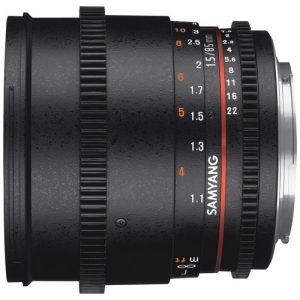 Foto principale Obiettivo Mirrorless Samyang 85mm T1.5 VDSLR AS IF UMC II per Fuji X (F1313010101)