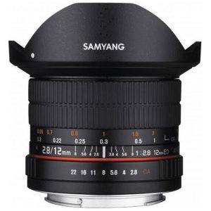 Foto principale Obiettivo Reflex Samyang 12mm F2.8 ED AS NCS Fisheye per Fujifilm X (F1112110101)
