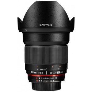 Foto principale Obiettivo Reflex Samyang 16mm 1:2.0 ED AS UMC CS per Canon (D41823)