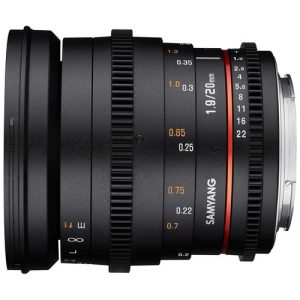 Foto principale Obiettivo Reflex Samyang 20mm T1.9 VDSLR ED AS UMC 4/3 (F1313507102)