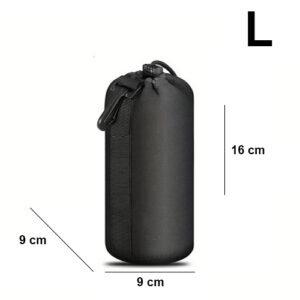Foto principale Borsa Per Obiettivi In Neoprene Nero Misura L
