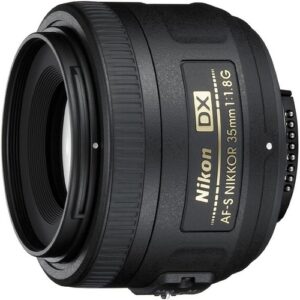 Foto principale Obiettivo Reflex Nikon AF-S DX Nikkor 35mm – f/1.8G – Nero (JAA132DA)