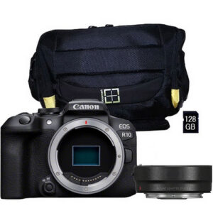 Foto principale Kit Fotocamera Mirrorless Canon EOS R10 + Adattatore EF-EOS R + Borsa + Micro SD da 128GB – Prodotto in Italiano – Prodotto in Italiano