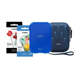Foto principale Kit Premium Stampante per Foto Canon Zoemini 2 Blu Navy + 30 Fogli + Custodia – Prodotto in Italiano
