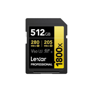 Foto principale Lexar SD Pro Gold Series UHS-II 1800x 512GB V60 (LSD1800512G-BNNNG)