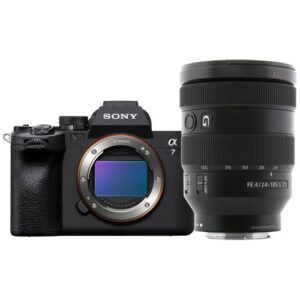 Foto principale Kit Fotocamera Mirrorless Sony Alpha A7 Mark IV Black + Obiettivo 24-105mm F/4 G – Prodotto in Italiano