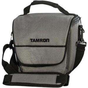 Foto principale Borsa con Tracolla per Fotocamere Tamron in Nailon Grigia (C1504-EU) ‎10x30x6cm